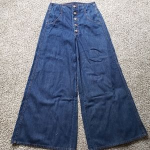 High waist flare leg jeans